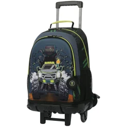 TOTTO Material Escolar*- Mochila con ruedas Monster Race L