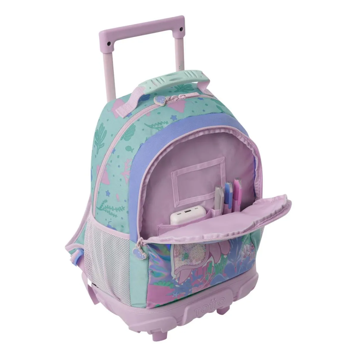 TOTTO Material Escolar*- Mochila con ruedas Reef Friends M