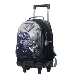 TOTTO Material Escolar*- Mochila con ruedas Helmet Racer M