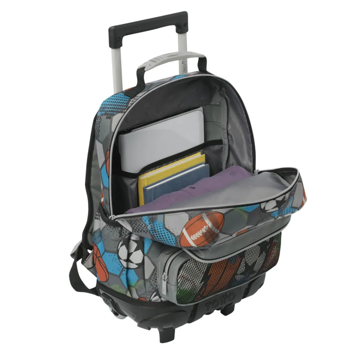 TOTTO Material Escolar*- Mochila con ruedas Multisport M