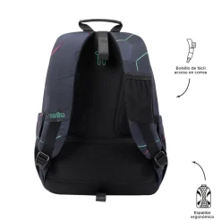 TOTTO Material Escolar*- Mochila escolar adaptable a carro fractal Acuareles