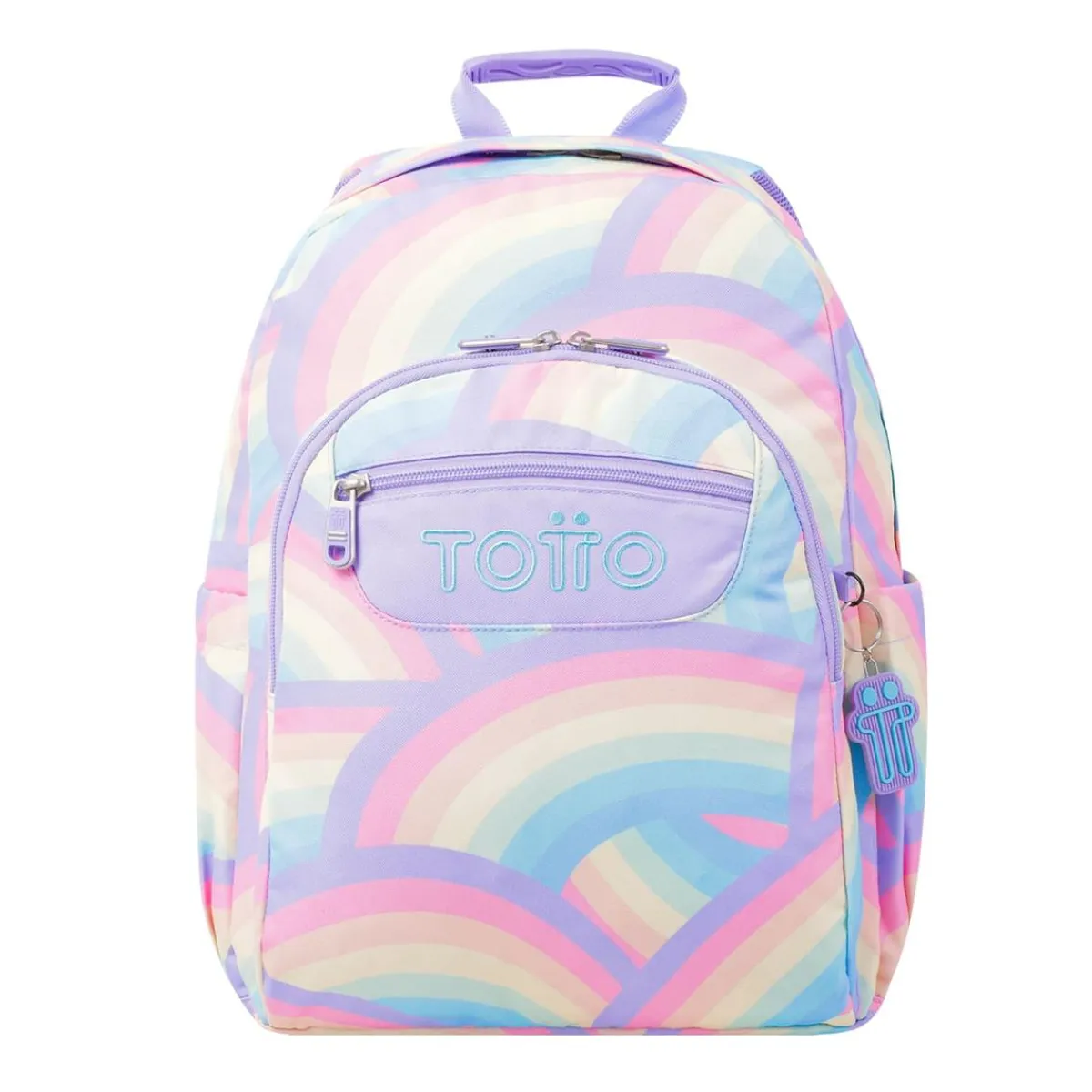 TOTTO Material Escolar*- Mochila escolar adaptable a carro arcoíris Acuareles