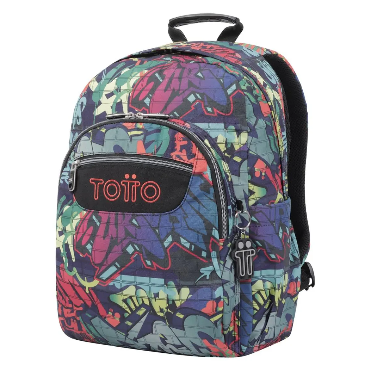 TOTTO Material Escolar*- Mochila escolar adaptable a carro graffiti Acuareles