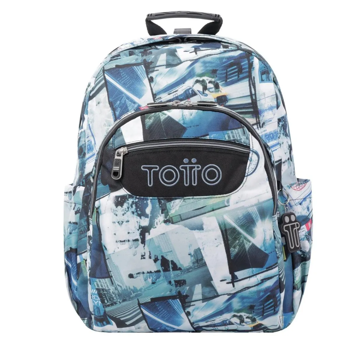 TOTTO Material Escolar*- Mochila escolar adaptable a carro postales y casetes Acuareles