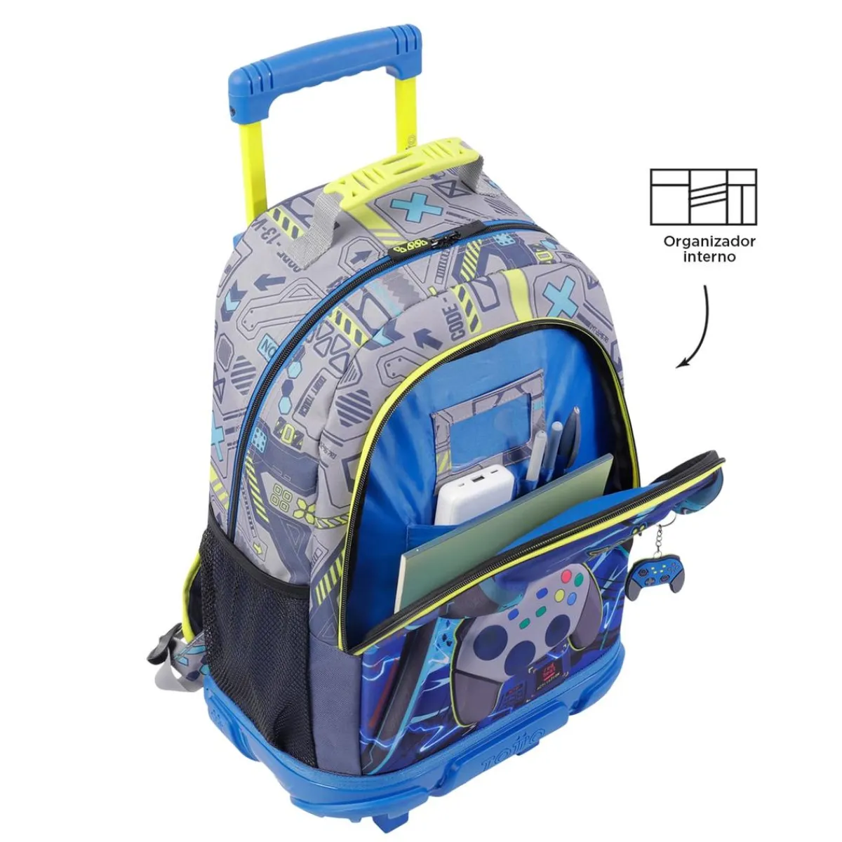 TOTTO Material Escolar*- Mochila escolar con ruedas grande Monark