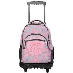 TOTTO Material Escolar*- Mochila escolar con ruedas Renglones Ocean