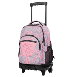 TOTTO Material Escolar*- Mochila escolar con ruedas Renglones Ocean
