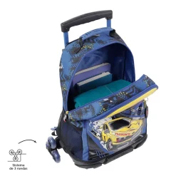 TOTTO Material Escolar*- Mochila escolar con ruedas grande Velocity