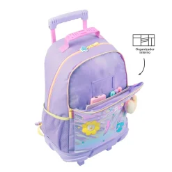 TOTTO Material Escolar*- Mochila escolar con ruedas grande Emojy