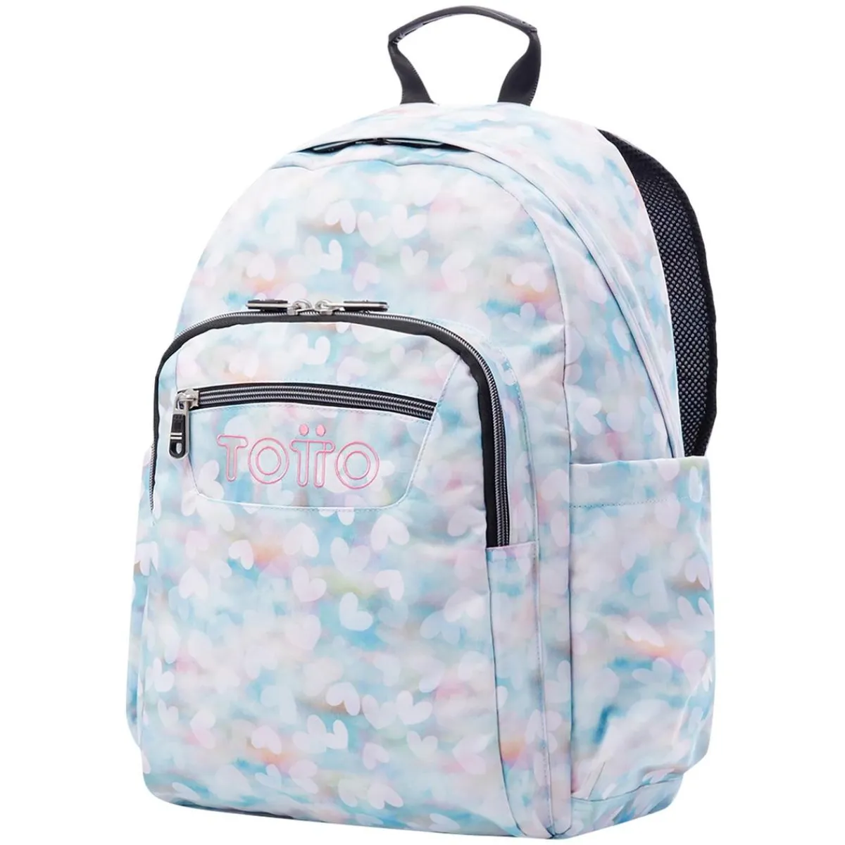 TOTTO Material Escolar*- Mochila escolar corazones pastel Acuarela