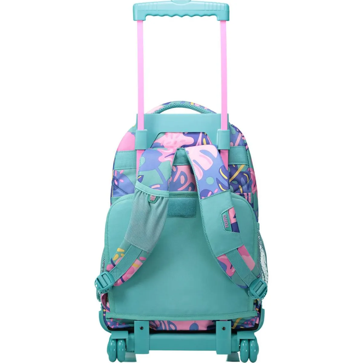 TOTTO Material Escolar*- Mochila escolar con ruedas Renglones - Natury