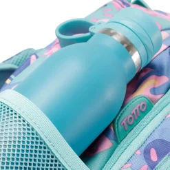 TOTTO Material Escolar*- Mochila escolar con ruedas Renglones - Natury