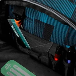 TOTTO Material Escolar*- Mochila escolar con ruedas Renglones - Azul