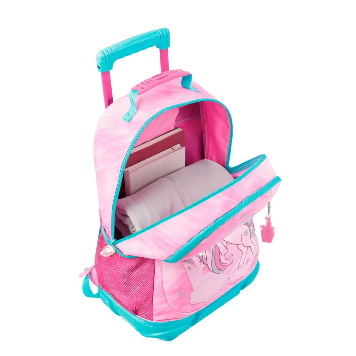 TOTTO Material Escolar*- Mochila escolar con ruedas grande Fantasy