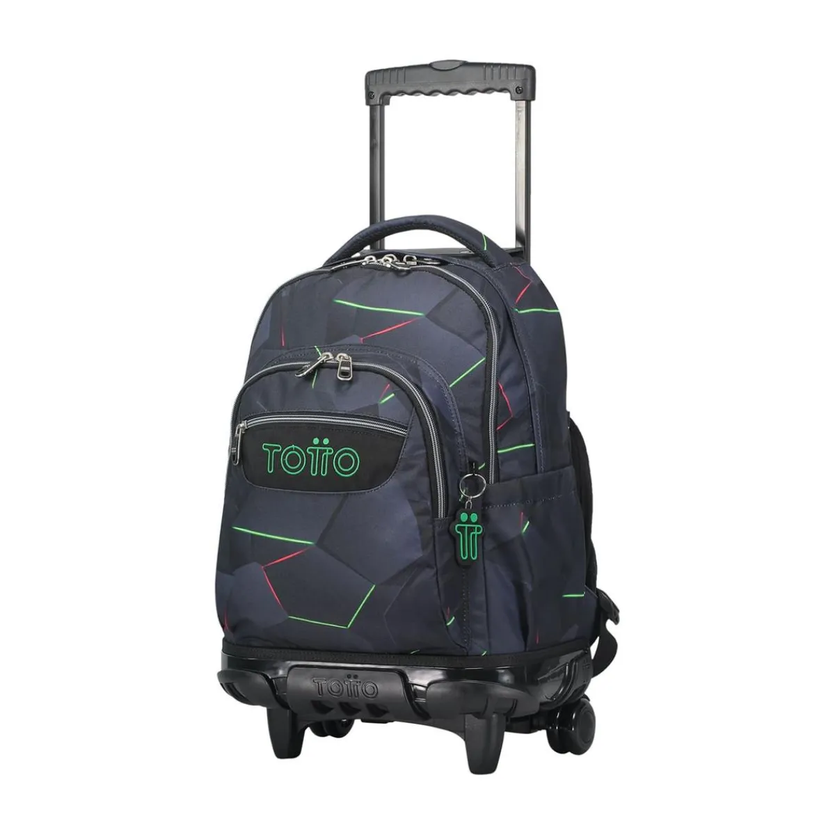 TOTTO Material Escolar*- Mochila escolar con ruedas fractal Renglones