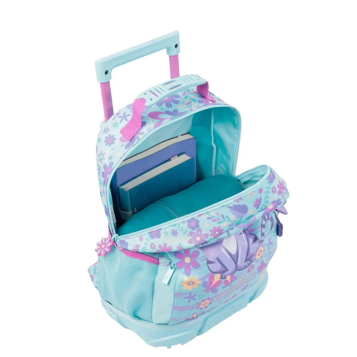 TOTTO Material Escolar*- Mochila escolar con ruedas mediana Tropyglam