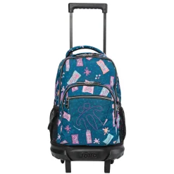 TOTTO Material Escolar*- Mochila escolar con ruedas Resma Gomy