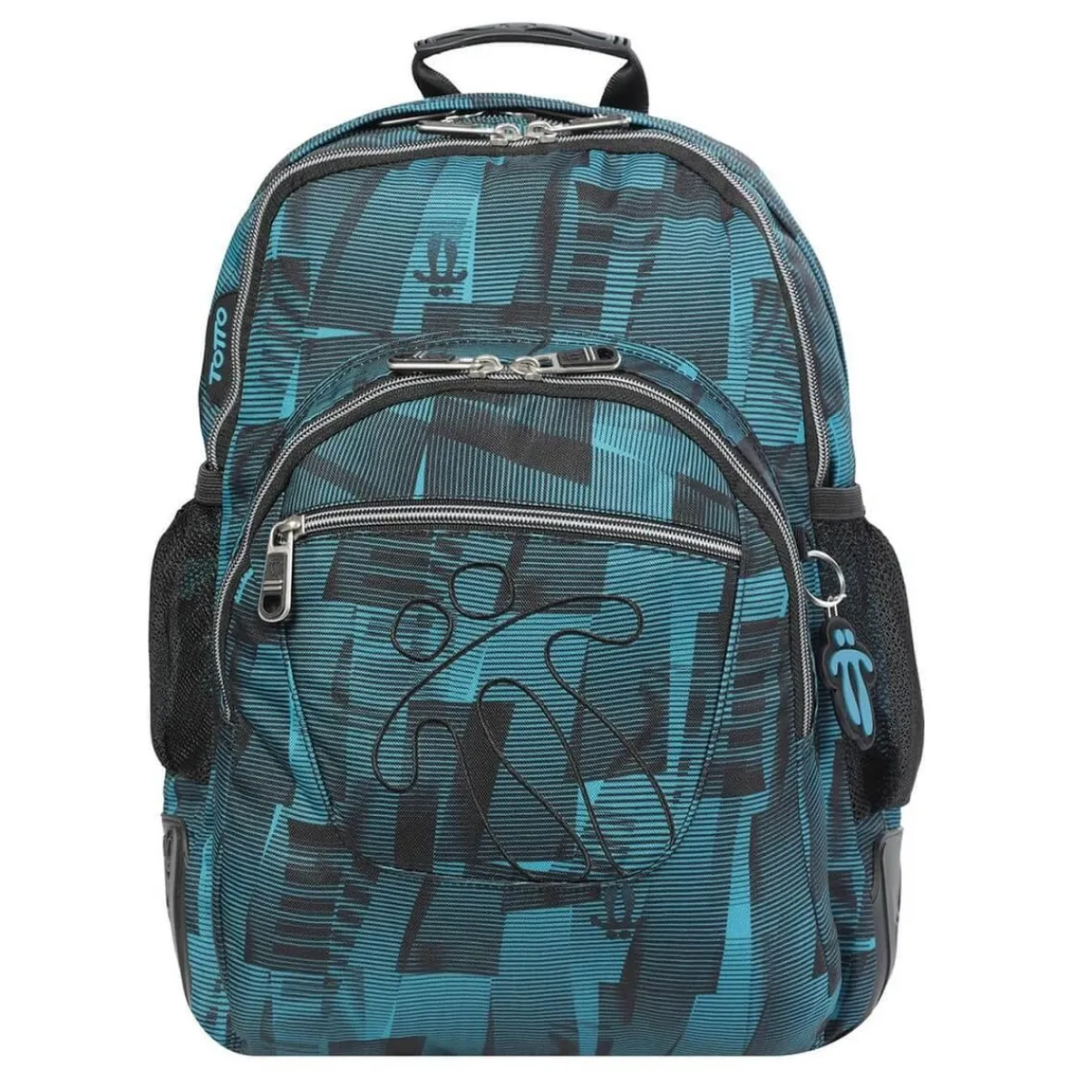 TOTTO Material Escolar*- Mochila escolar Crayoles - Azul