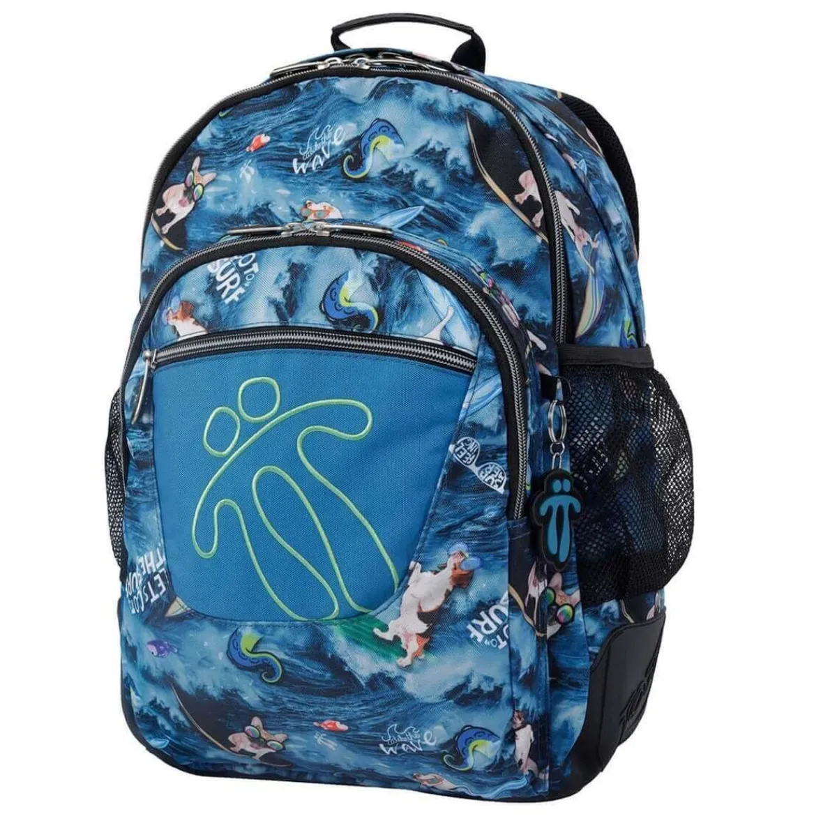 TOTTO Material Escolar*- Mochila escolar Crayoles - Océano