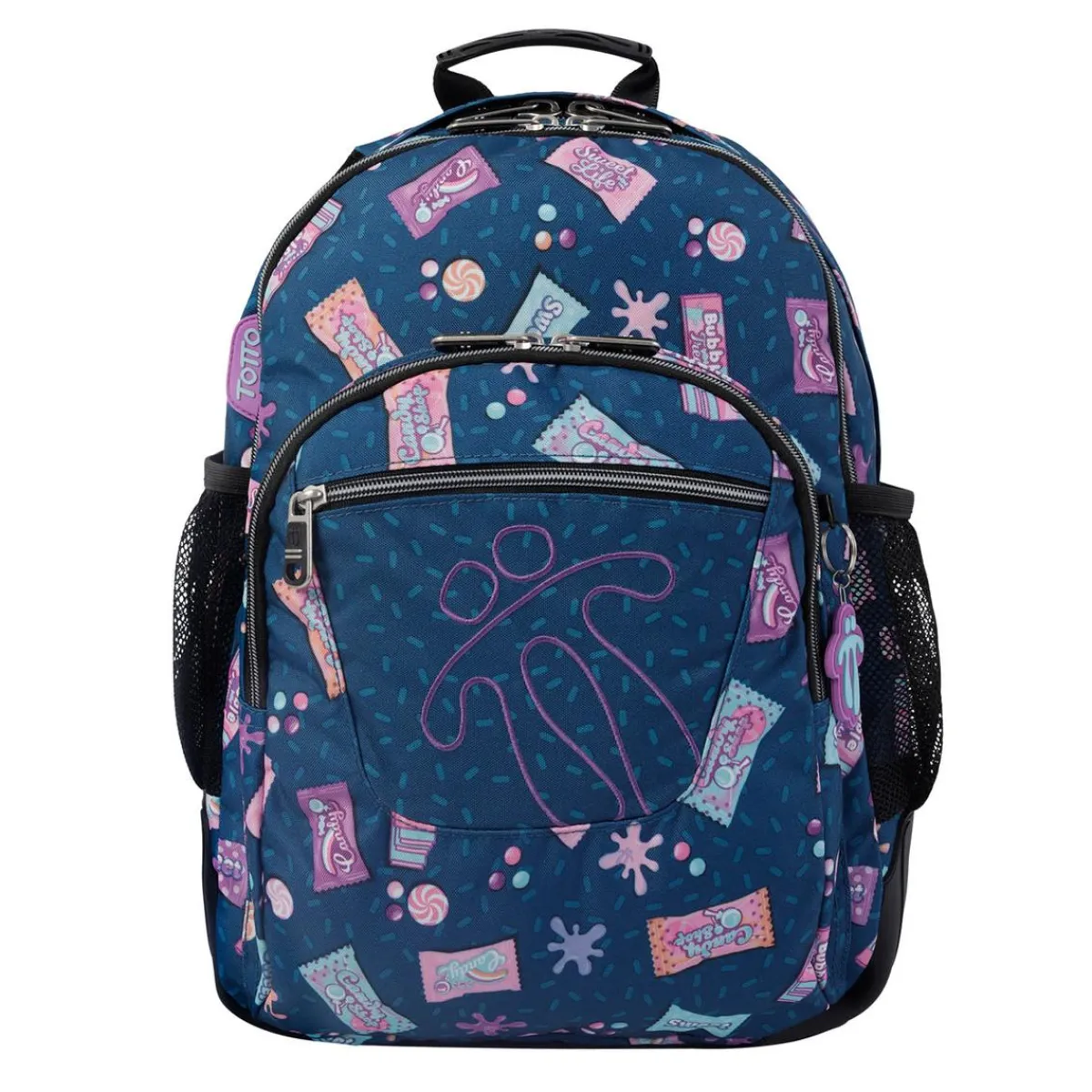 TOTTO Material Escolar*- Mochila escolar Crayoles estampado Gomy