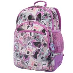 TOTTO Material Escolar*- Mochila escolar Crayoles - Perritos