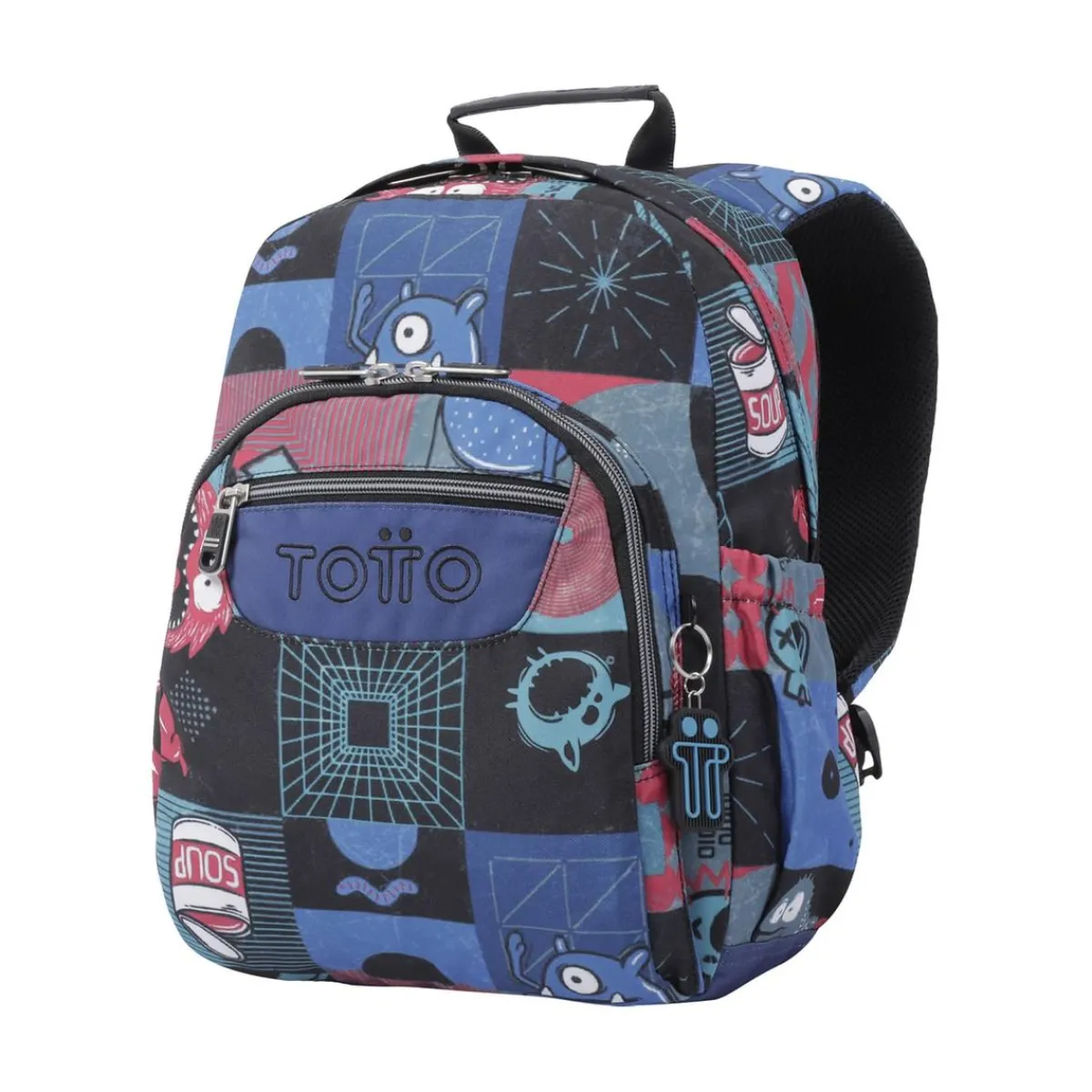 TOTTO Material Escolar*- Mochila escolar cyber monstruos Gommas