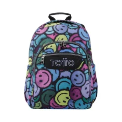 TOTTO Material Escolar*- Mochila escolar emojis Acuarela