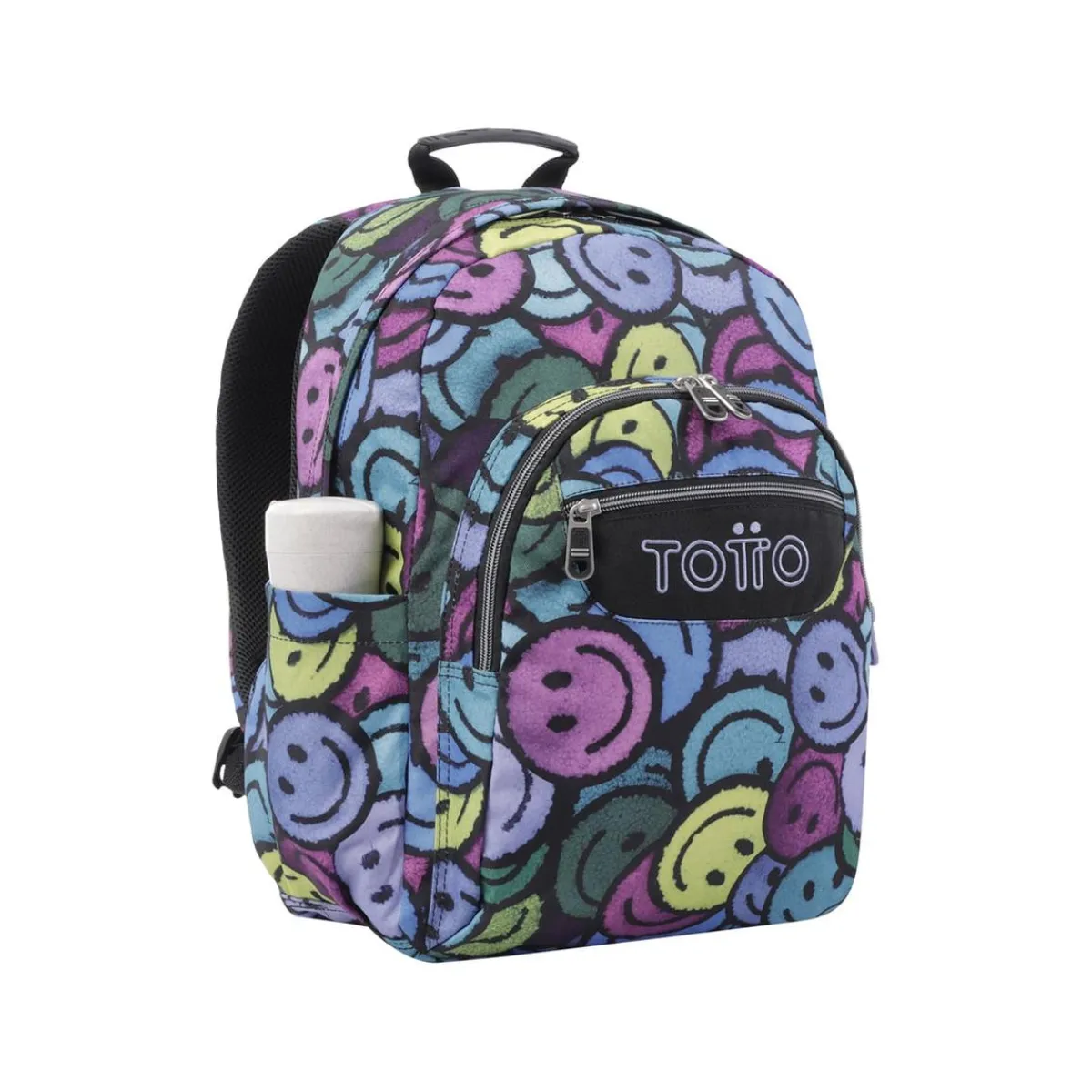 TOTTO Material Escolar*- Mochila escolar emojis Acuarela