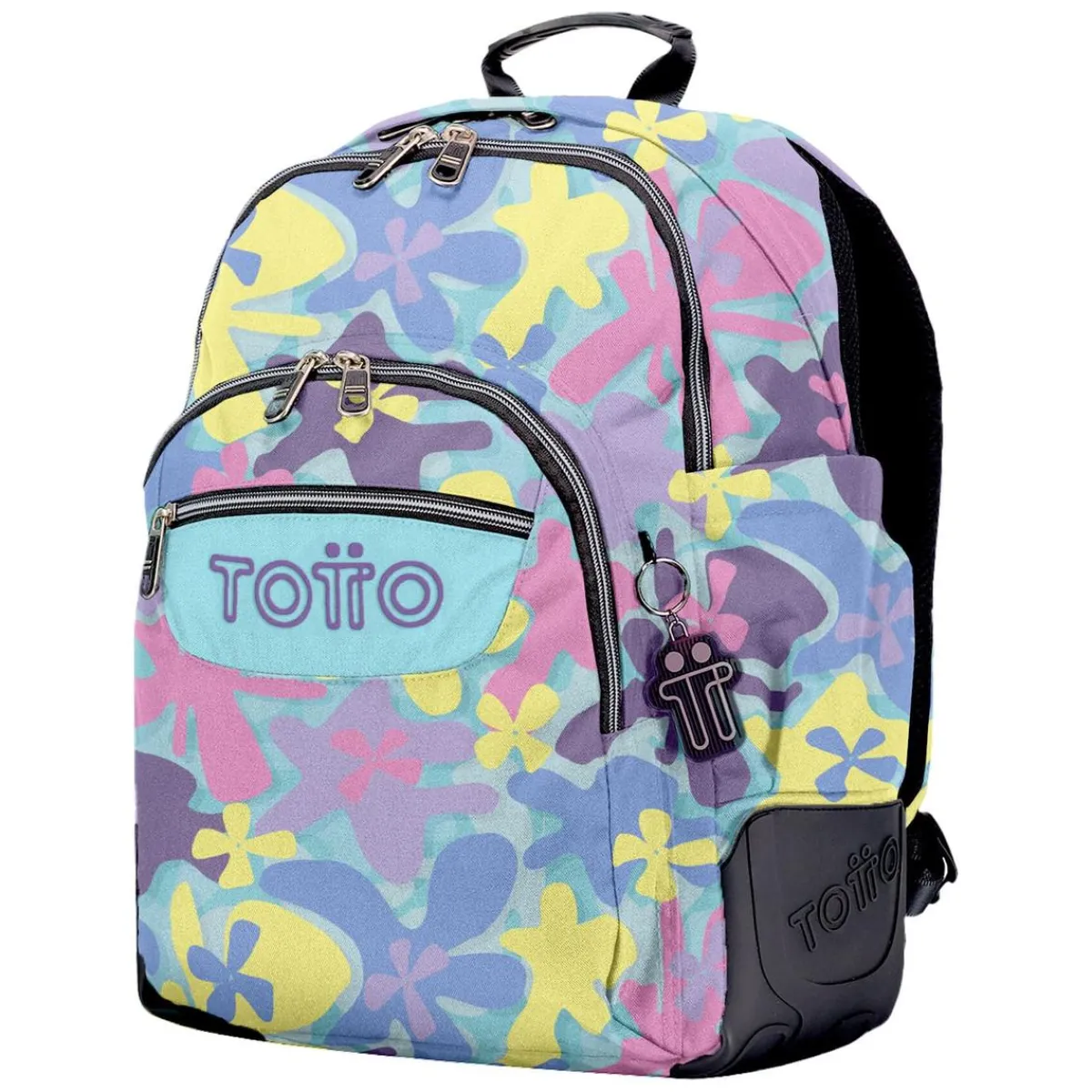 TOTTO Material Escolar*- Mochila escolar flores hawaianas Rayol