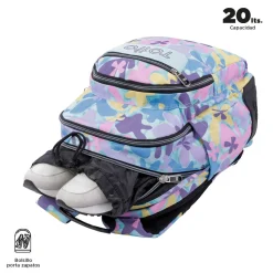TOTTO Material Escolar*- Mochila escolar flores hawaianas Crayoles