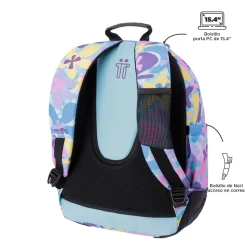 TOTTO Material Escolar*- Mochila escolar flores hawaianas Crayoles