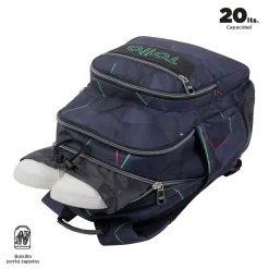 TOTTO Material Escolar*- Mochila escolar fractal Crayoles
