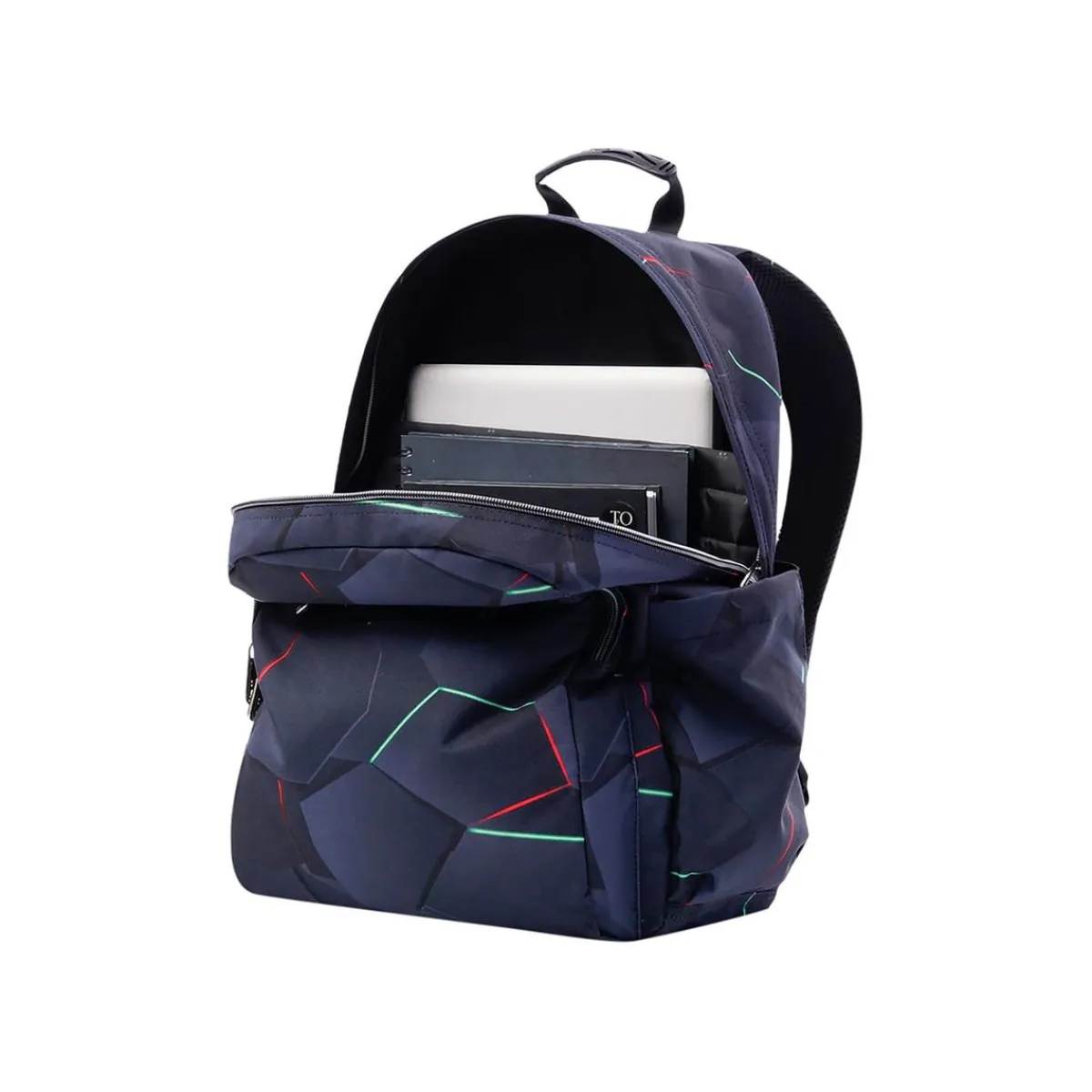 TOTTO Material Escolar*- Mochila escolar fractal Acuarela