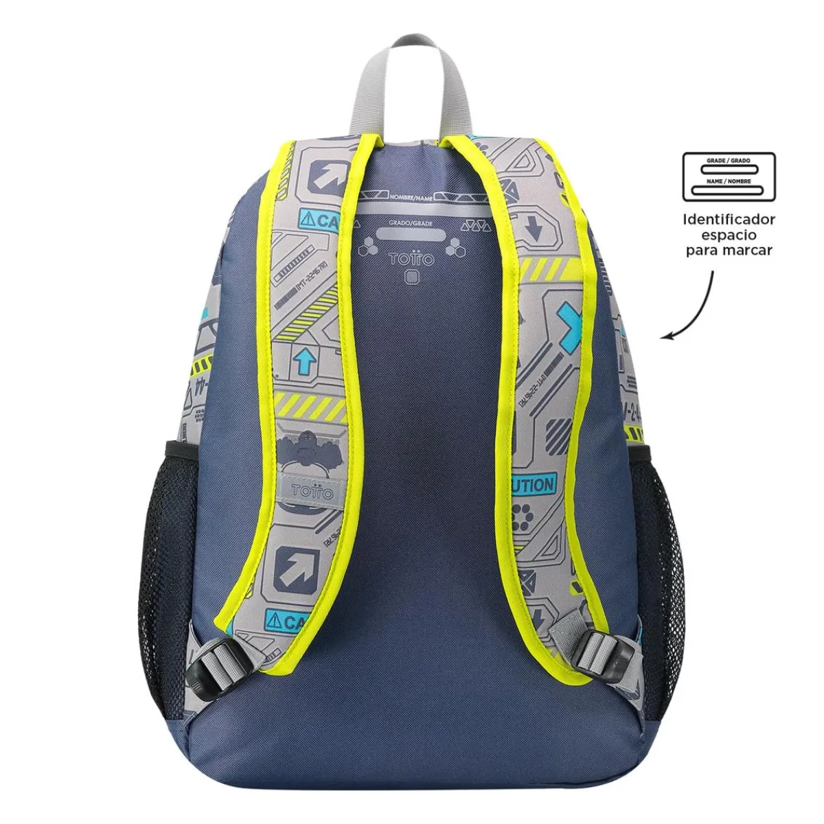 TOTTO Material Escolar*- Mochila escolar grande Monark