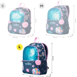 TOTTO Material Escolar*- Mochila escolar grande Sweet Candy