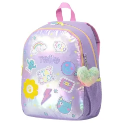 TOTTO Material Escolar*- Mochila escolar mediana Emojy