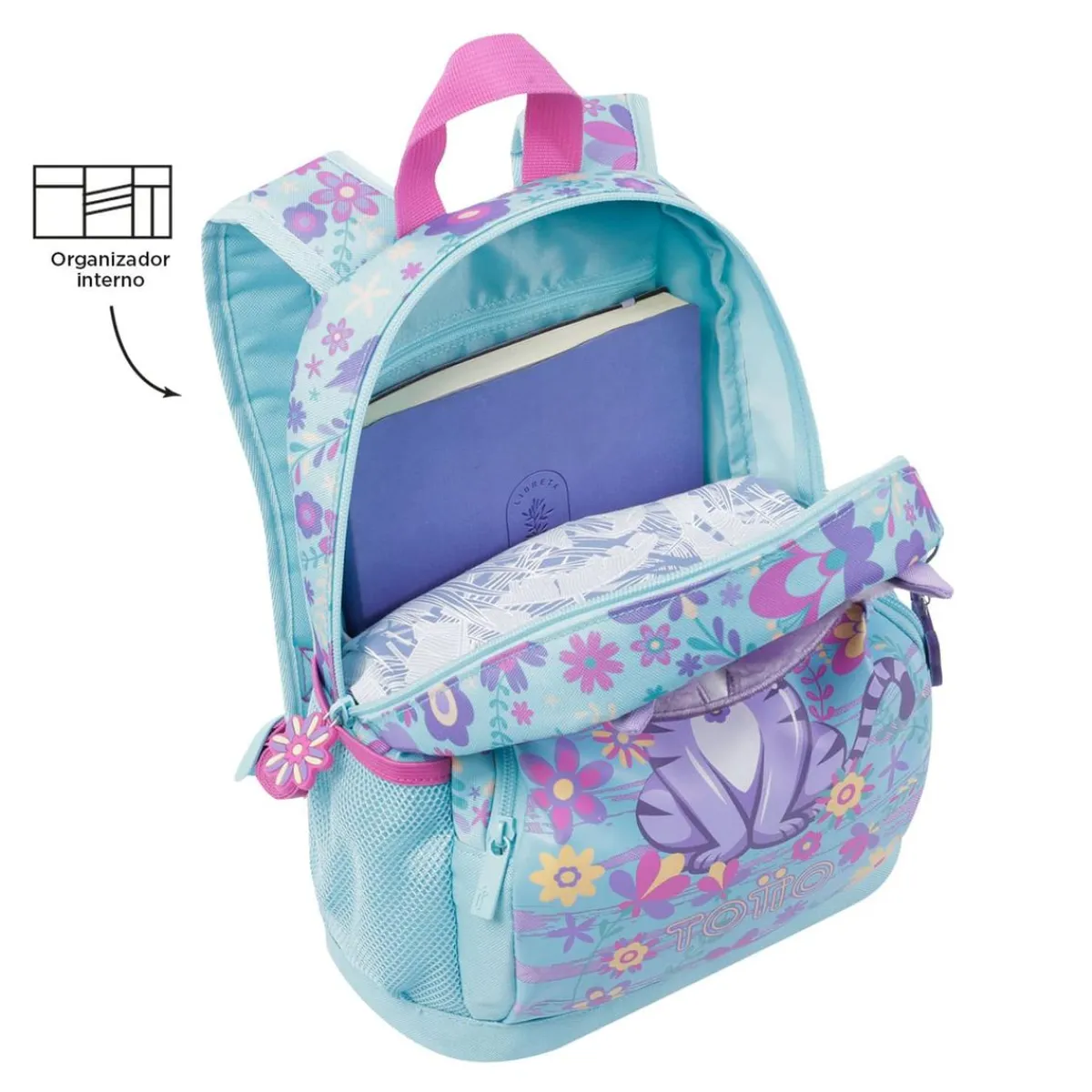 TOTTO Material Escolar*- Mochila escolar mediana Tropyglam