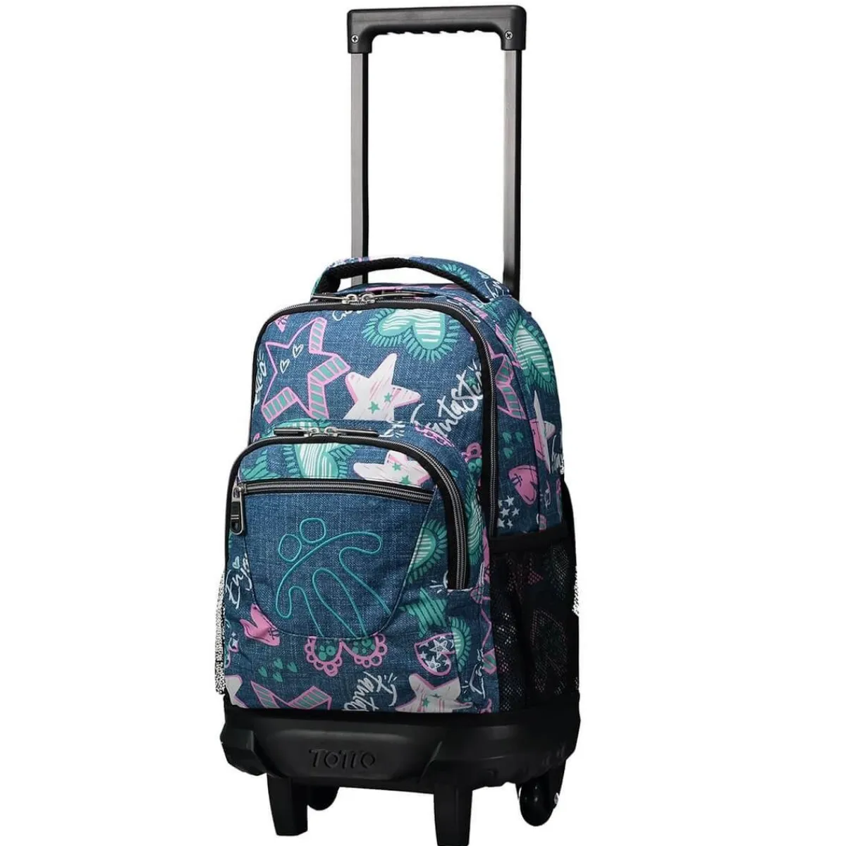 TOTTO Material Escolar*- Mochila escolar pequeña con ruedas Resma - Starty