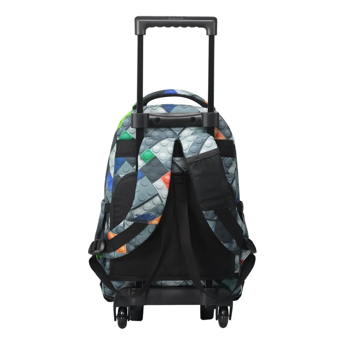 TOTTO Material Escolar*- Mochila escolar pequeña ruedas bloques Resma