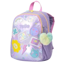 TOTTO Material Escolar*- Mochila escolar pequeña Emojy