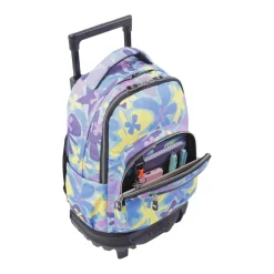 TOTTO Material Escolar*- Mochila escolar pequeña ruedas flores hawaianas Resma