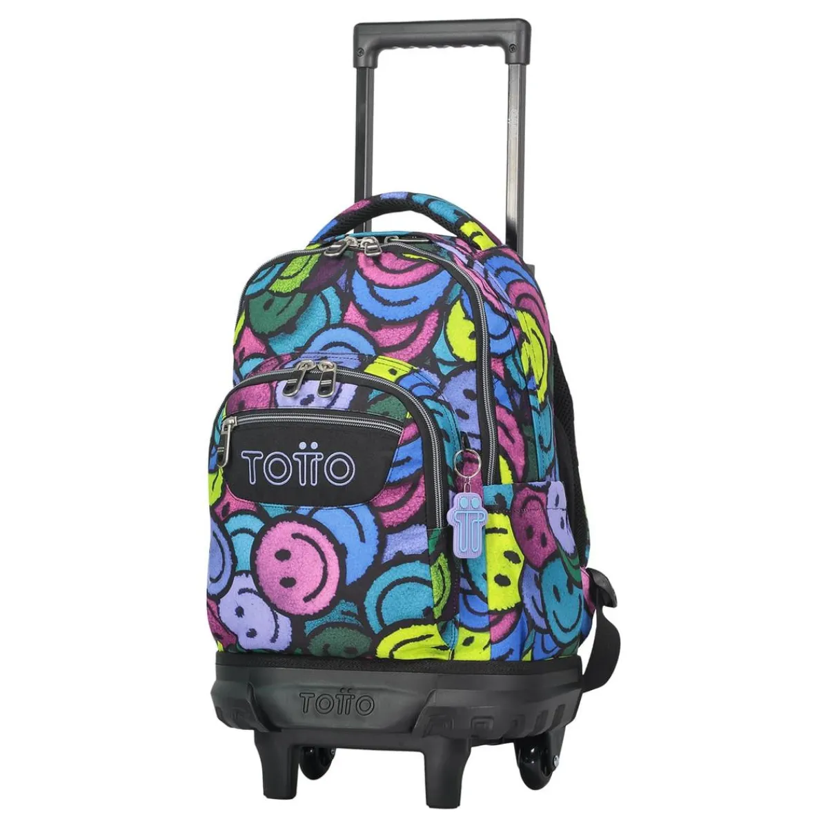 TOTTO Material Escolar*- Mochila escolar pequeña ruedas emojis Resma
