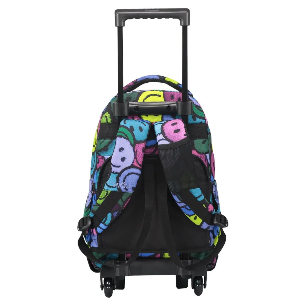 TOTTO Material Escolar*- Mochila escolar pequeña ruedas emojis Resma