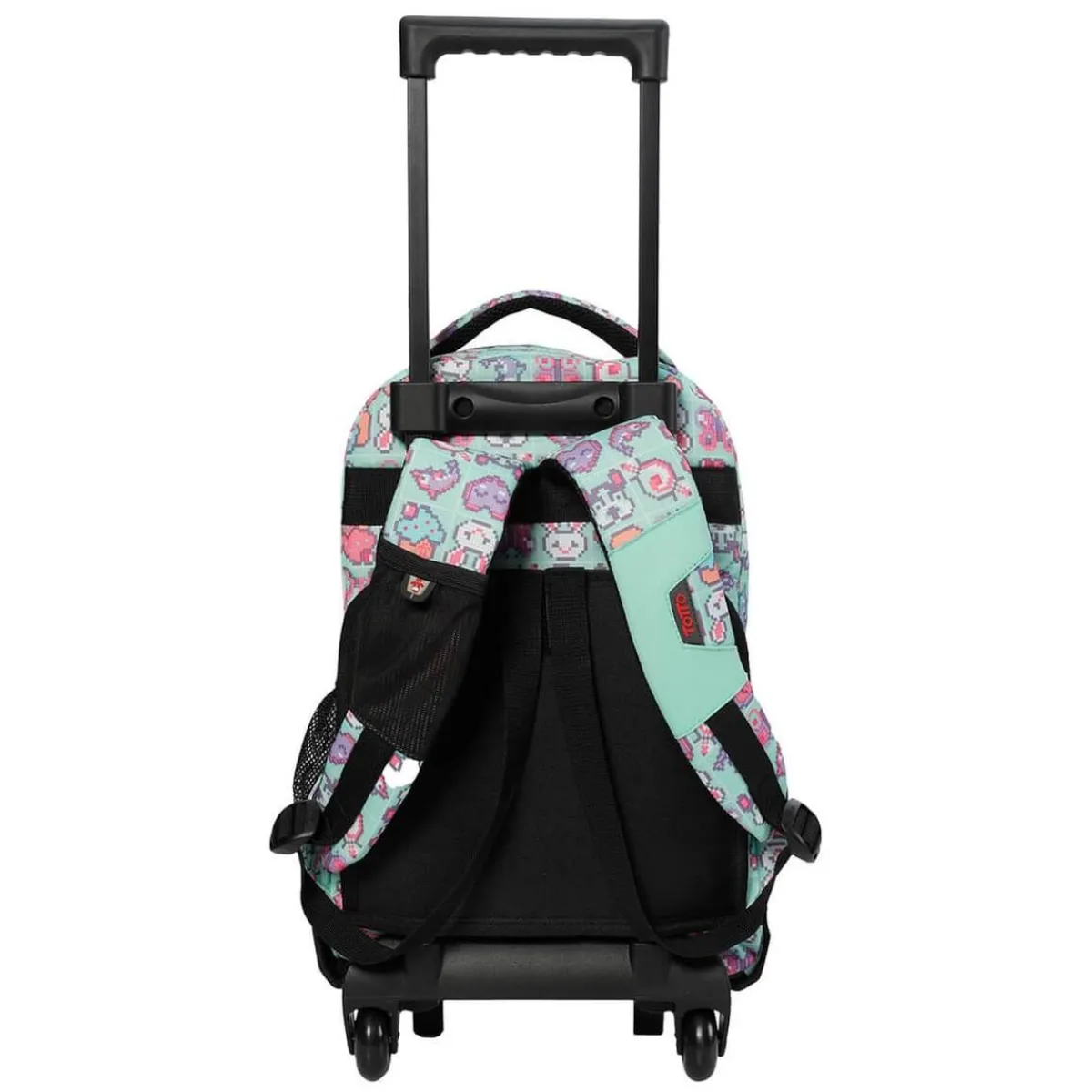 TOTTO Material Escolar*- Mochila escolar pequeña con ruedas Resma - Pixedel