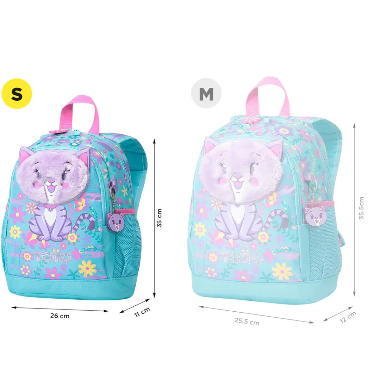 TOTTO Material Escolar*- Mochila escolar pequeña Tropyglam