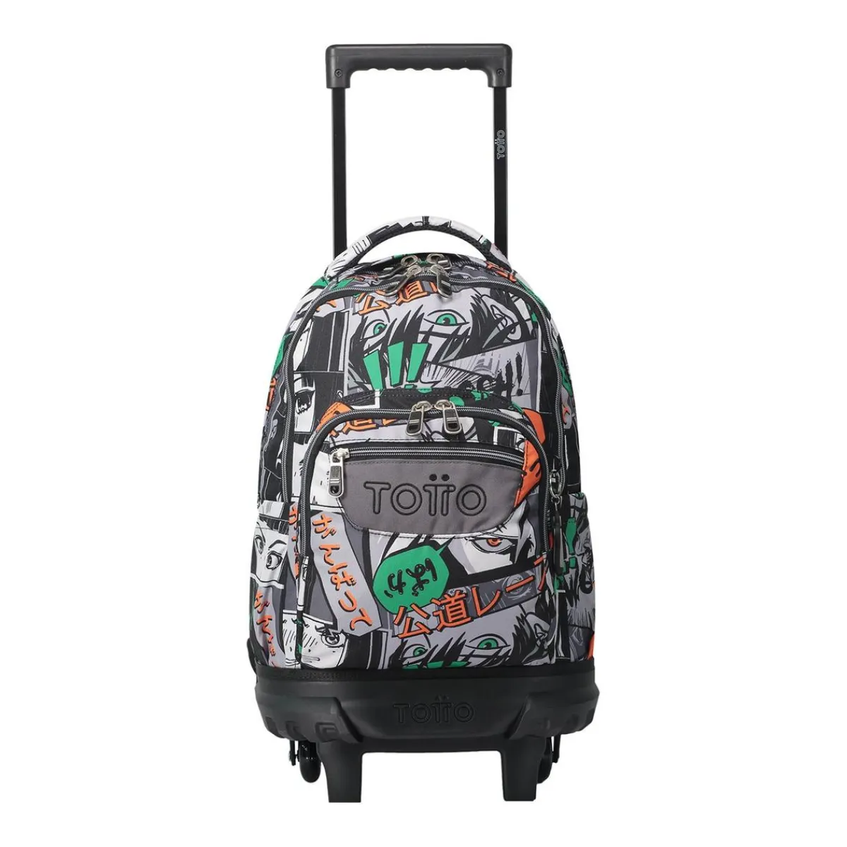 TOTTO Material Escolar*- Mochila escolar pequeña ruedas manga Resma