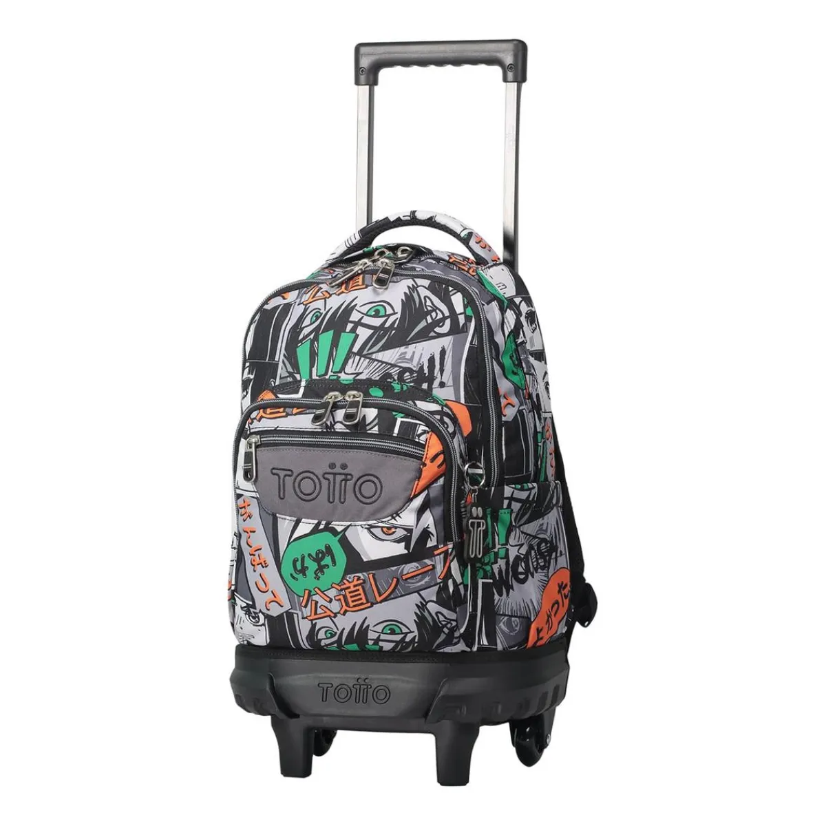 TOTTO Material Escolar*- Mochila escolar pequeña ruedas manga Resma