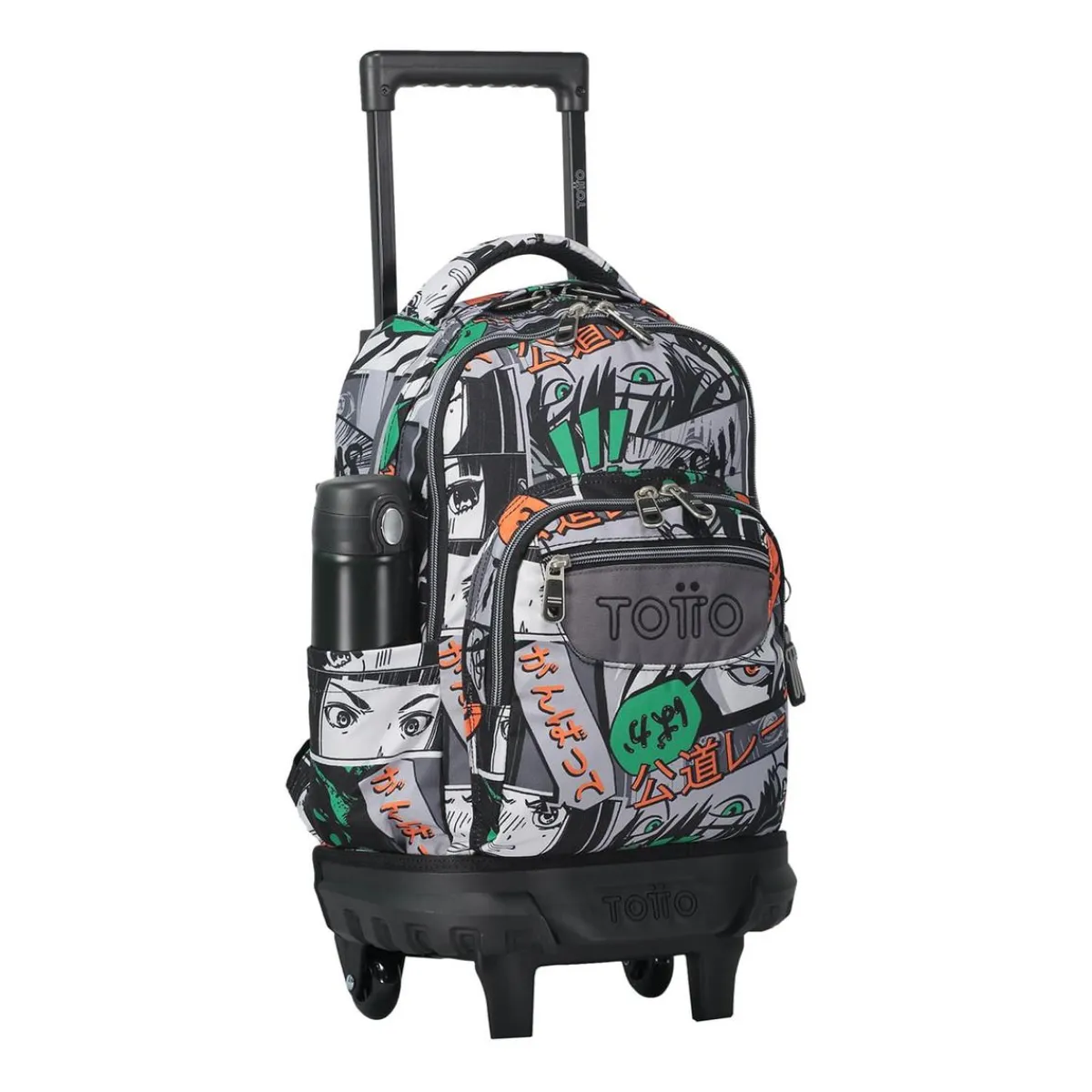 TOTTO Material Escolar*- Mochila escolar pequeña ruedas manga Resma