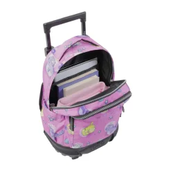 TOTTO Material Escolar*- Mochila escolar pequeña ruedas gatos astronautas Resma