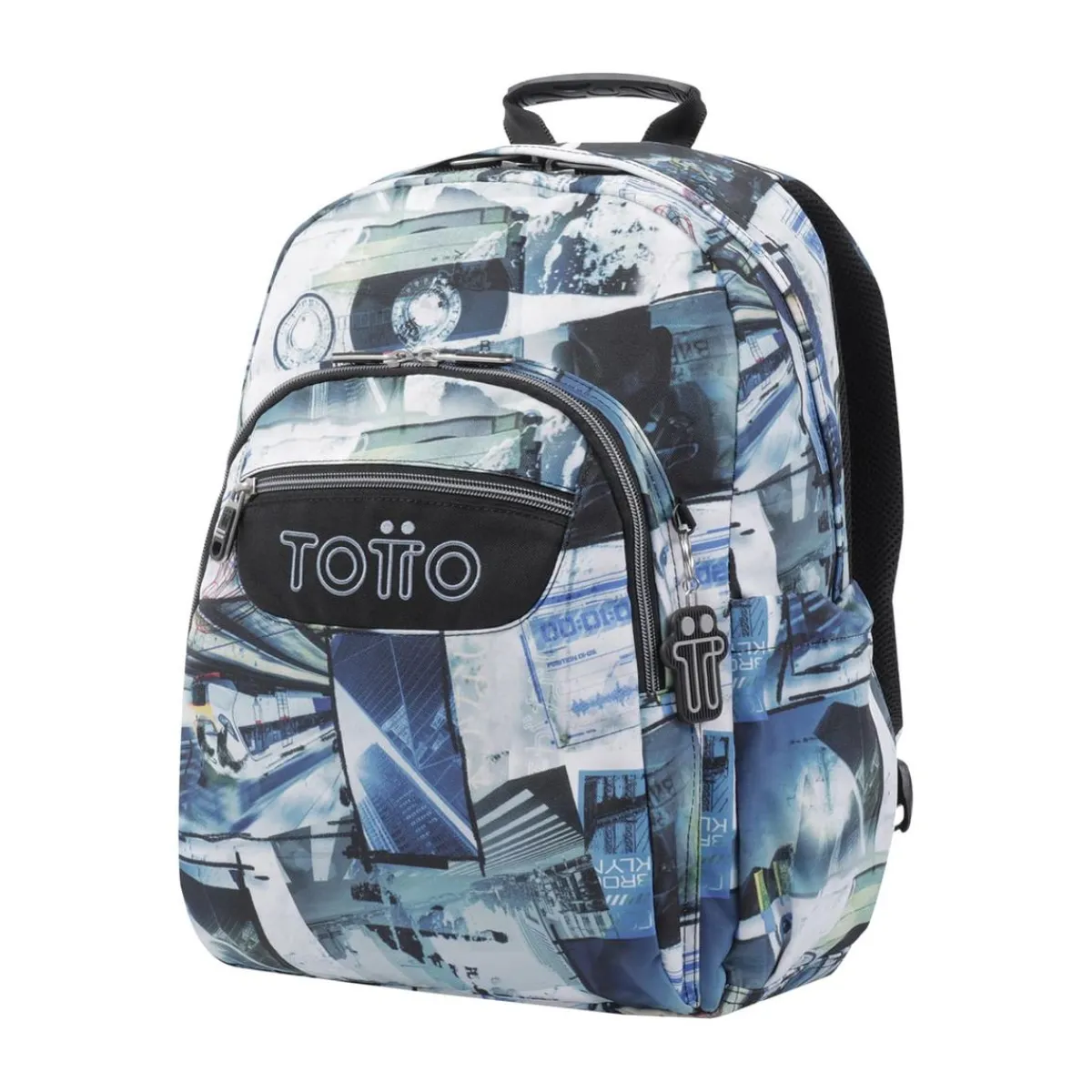 TOTTO Material Escolar*- Mochila escolar postales y casetes Acuarela